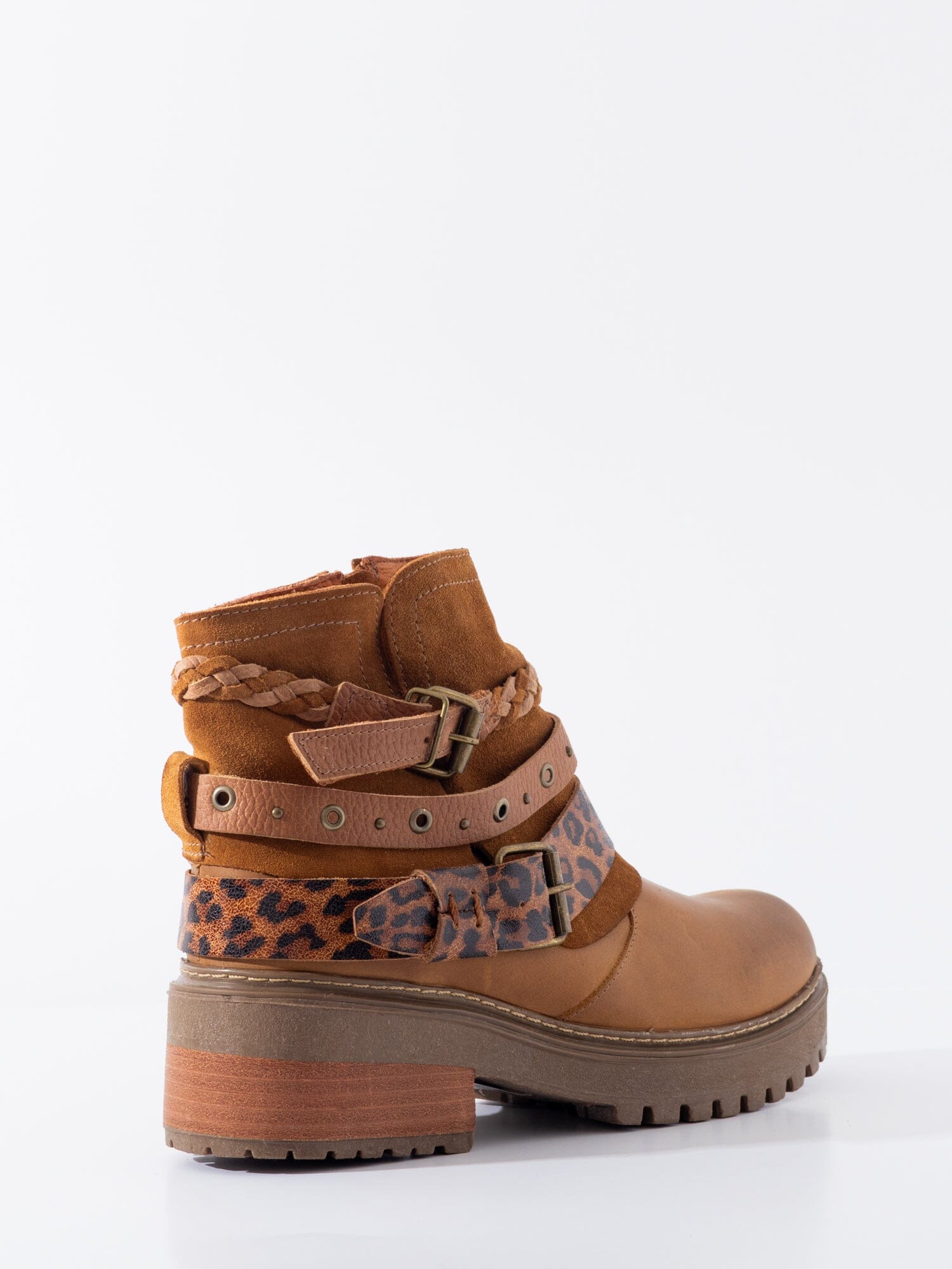 Botin Mujer / Queltehue Print Camel BOTINES Giani Dafirenze 