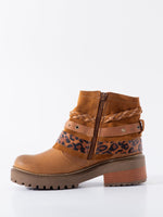 Botin Mujer / Queltehue Print Camel BOTINES Giani Dafirenze 