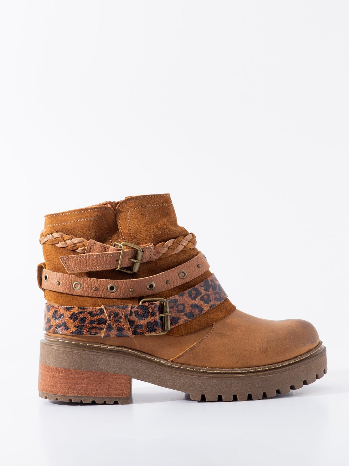 Botin Mujer / Queltehue Print Camel BOTINES Giani Dafirenze 