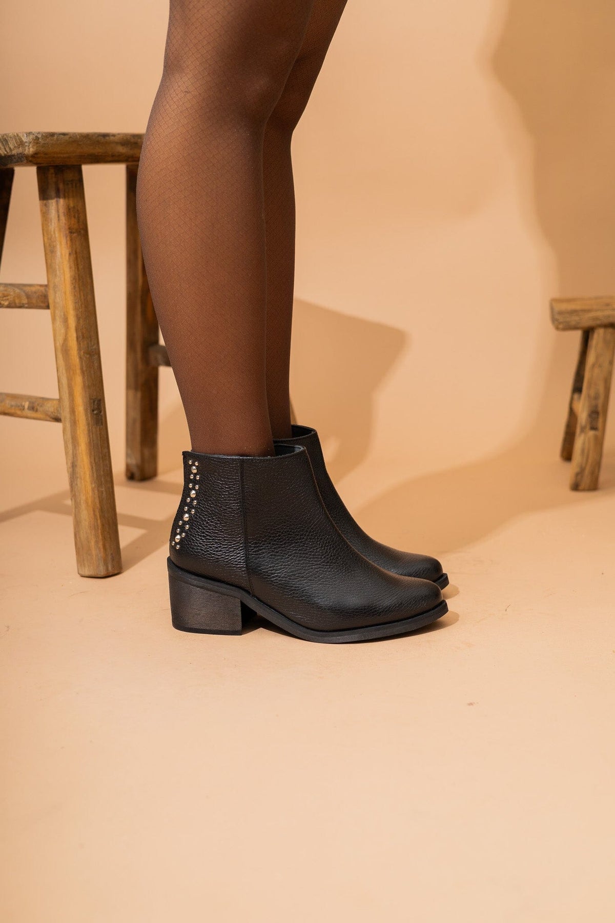 Botin Mujer / Roquero Negro BOTINES Giani Dafirenze 