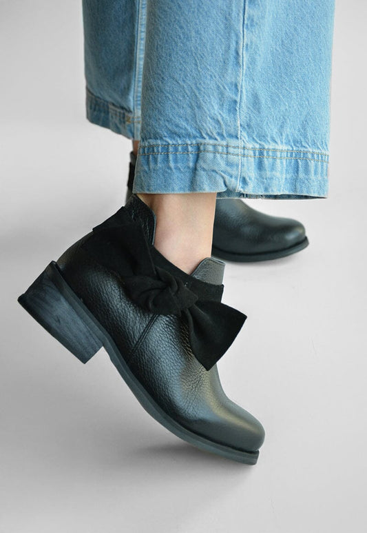 Botin Mujer / Saharino Negro BOTINES Giani Dafirenze 