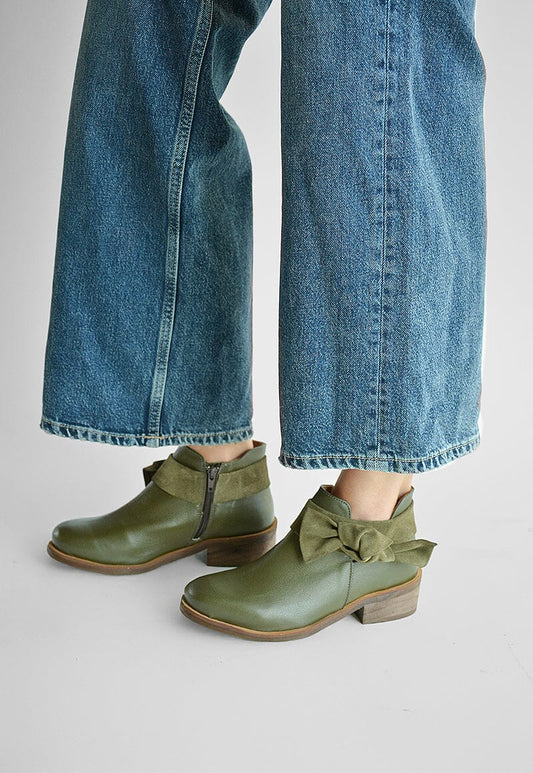 Botin Mujer / Saharino Verde BOTINES Giani Dafirenze 