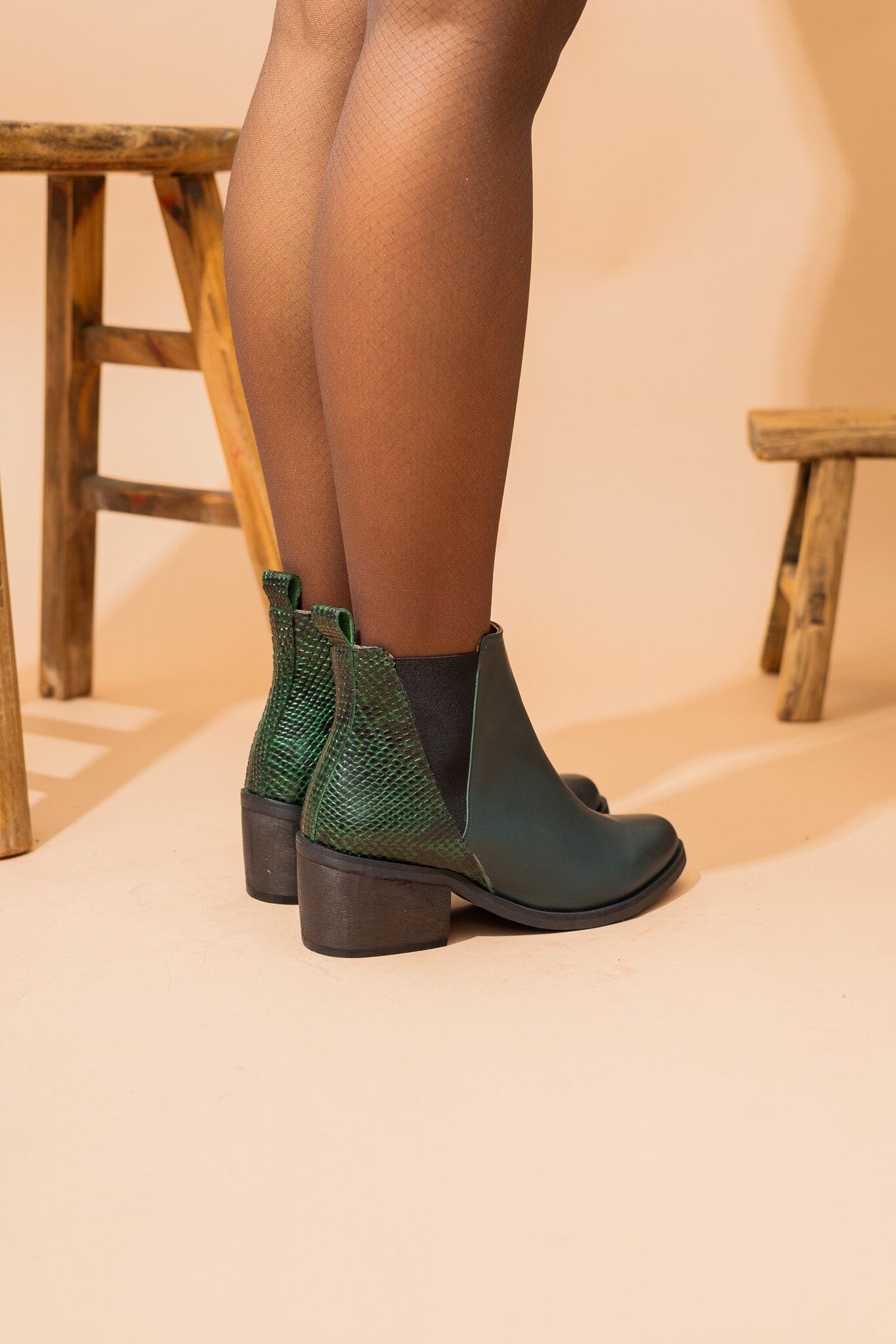 Botin Mujer / Suiriri Verde Print BOTINES Giani Dafirenze 
