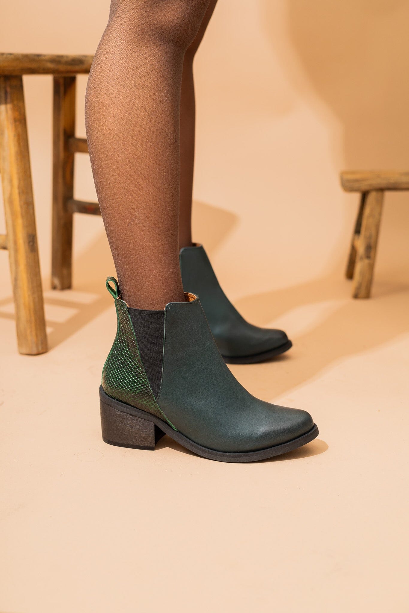 Botin Mujer / Suiriri Verde Print BOTINES Giani Dafirenze 