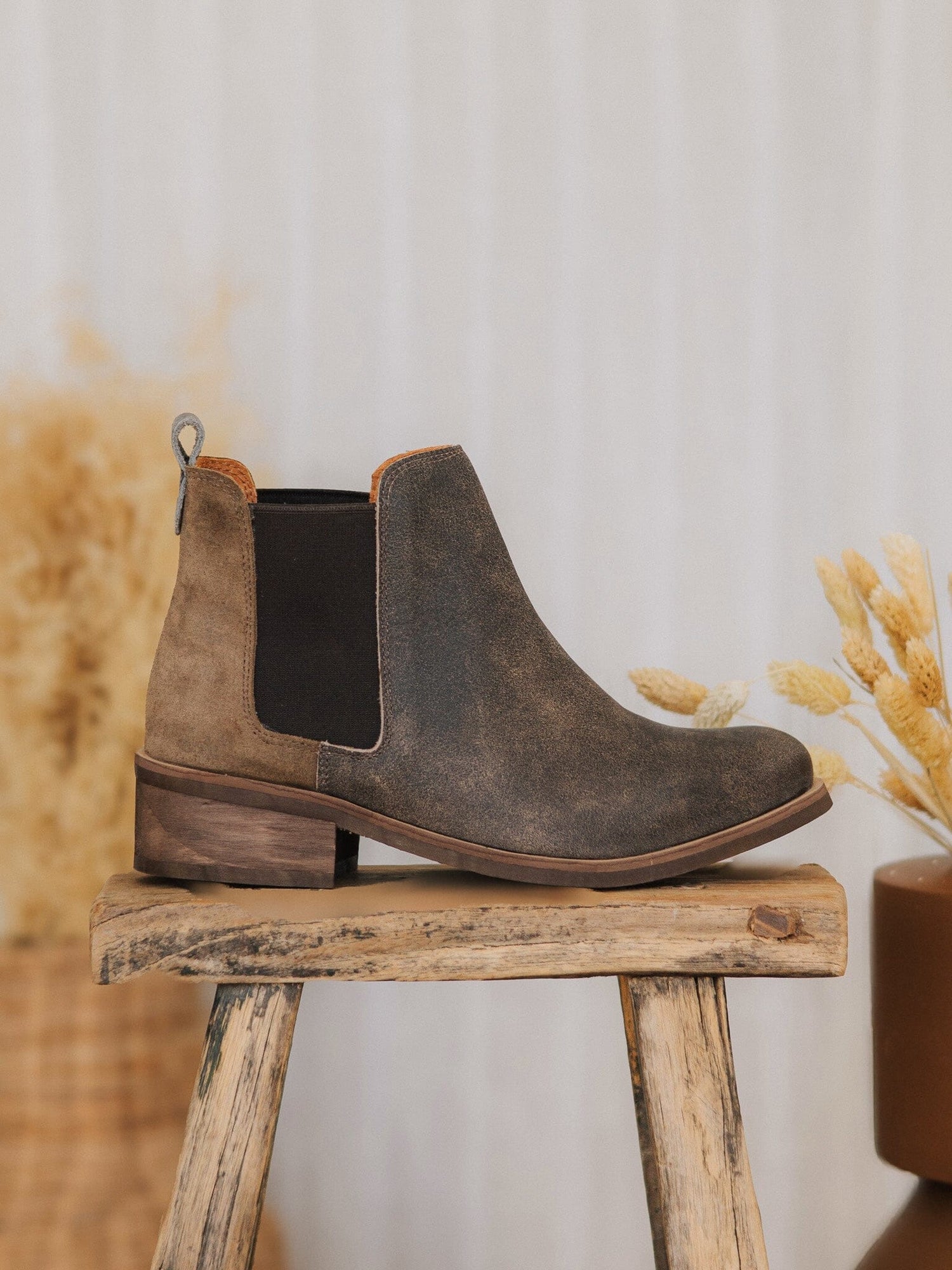 Botin Mujer / Tina Gris Taupe BOTINES Giani Dafirenze 