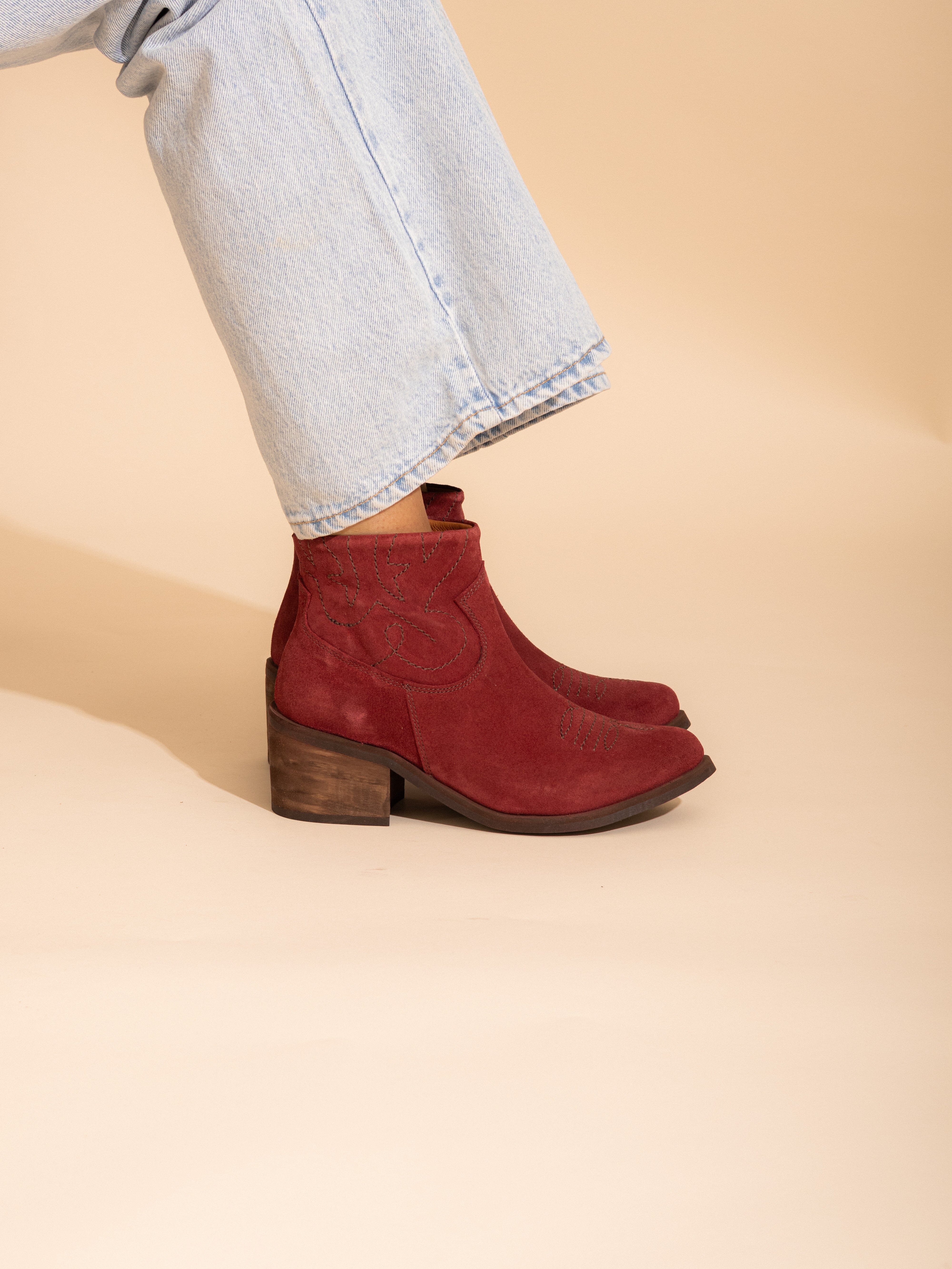 Botin Mujer / Verbena Burdeo