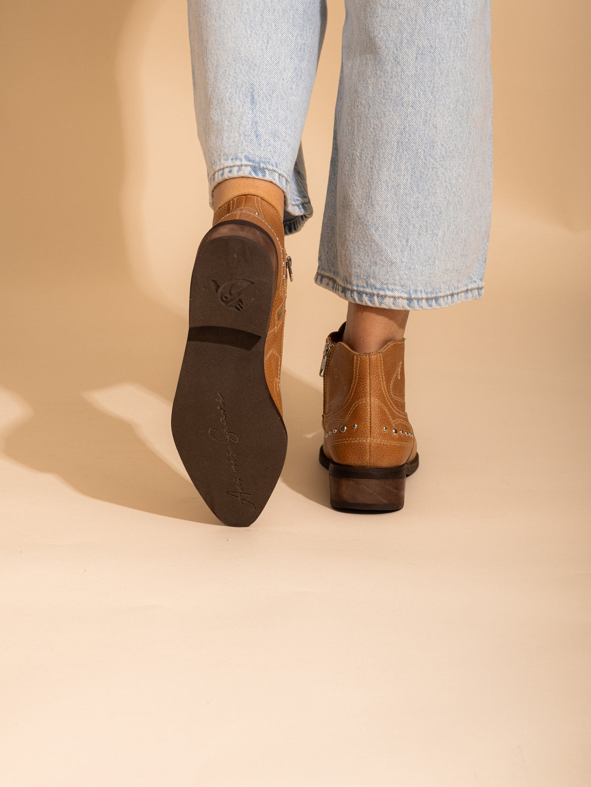 Botin Mujer / Zapador Camel BOTINES Giani Dafirenze 