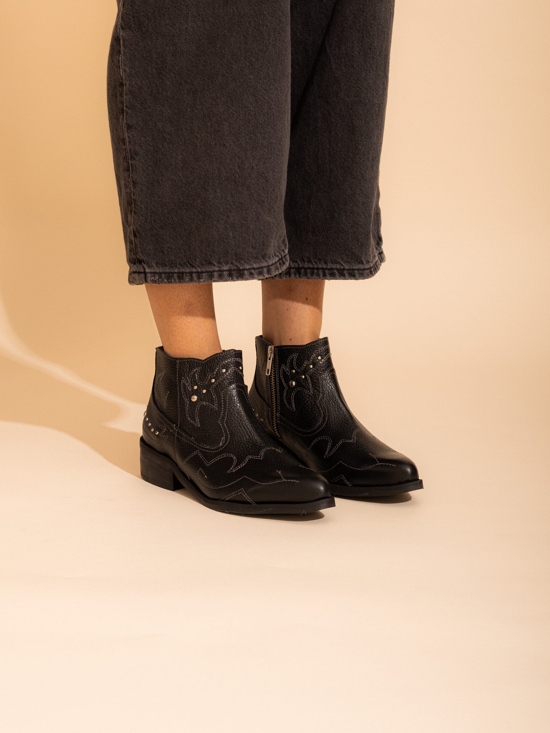 Botin Mujer / Zapador Negro BOTINES Giani Dafirenze 