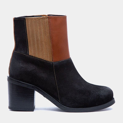 Botin Mujer / Lemur Negro Camel