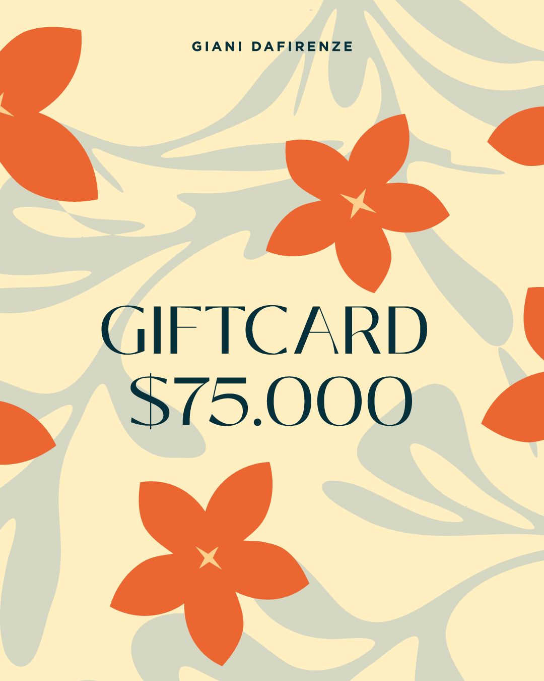 Gift Card 75.000 GIFT CARDS Giani Dafirenze 