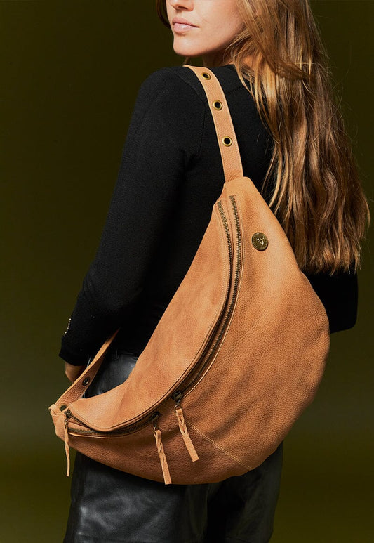 Maxi Banano Mujer / Atenea Camel BANANO Giani Dafirenze 