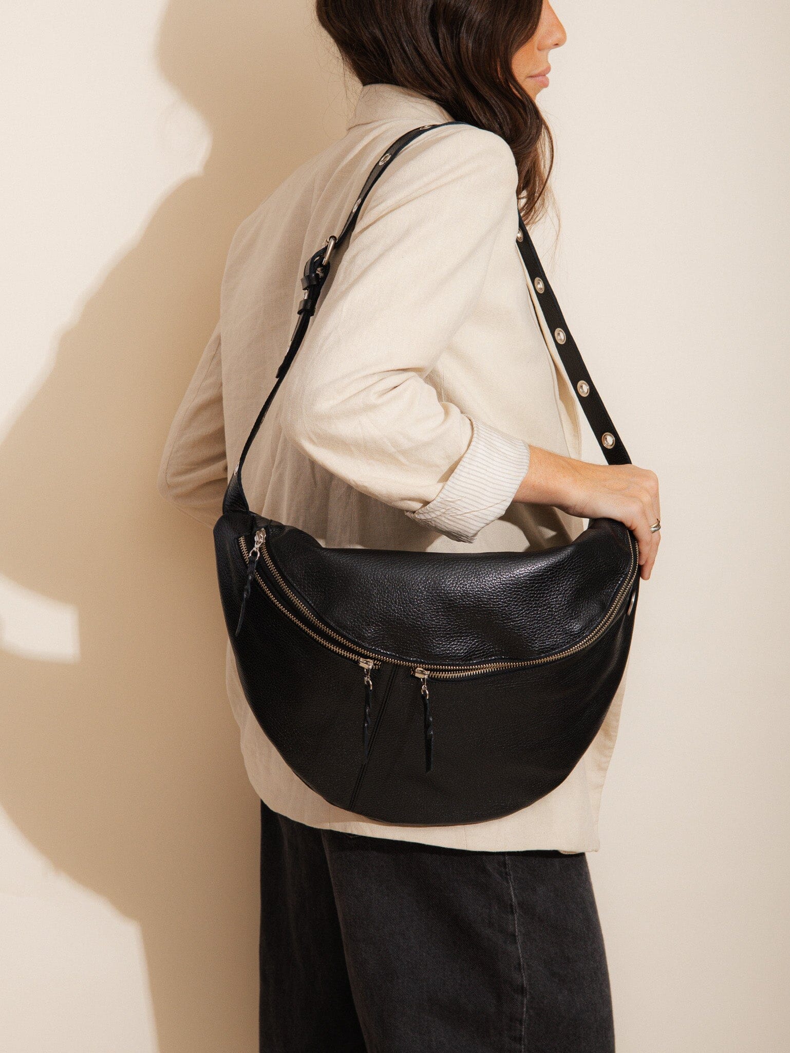 Maxi Banano Mujer / Atenea Negro BANANO Giani Dafirenze 