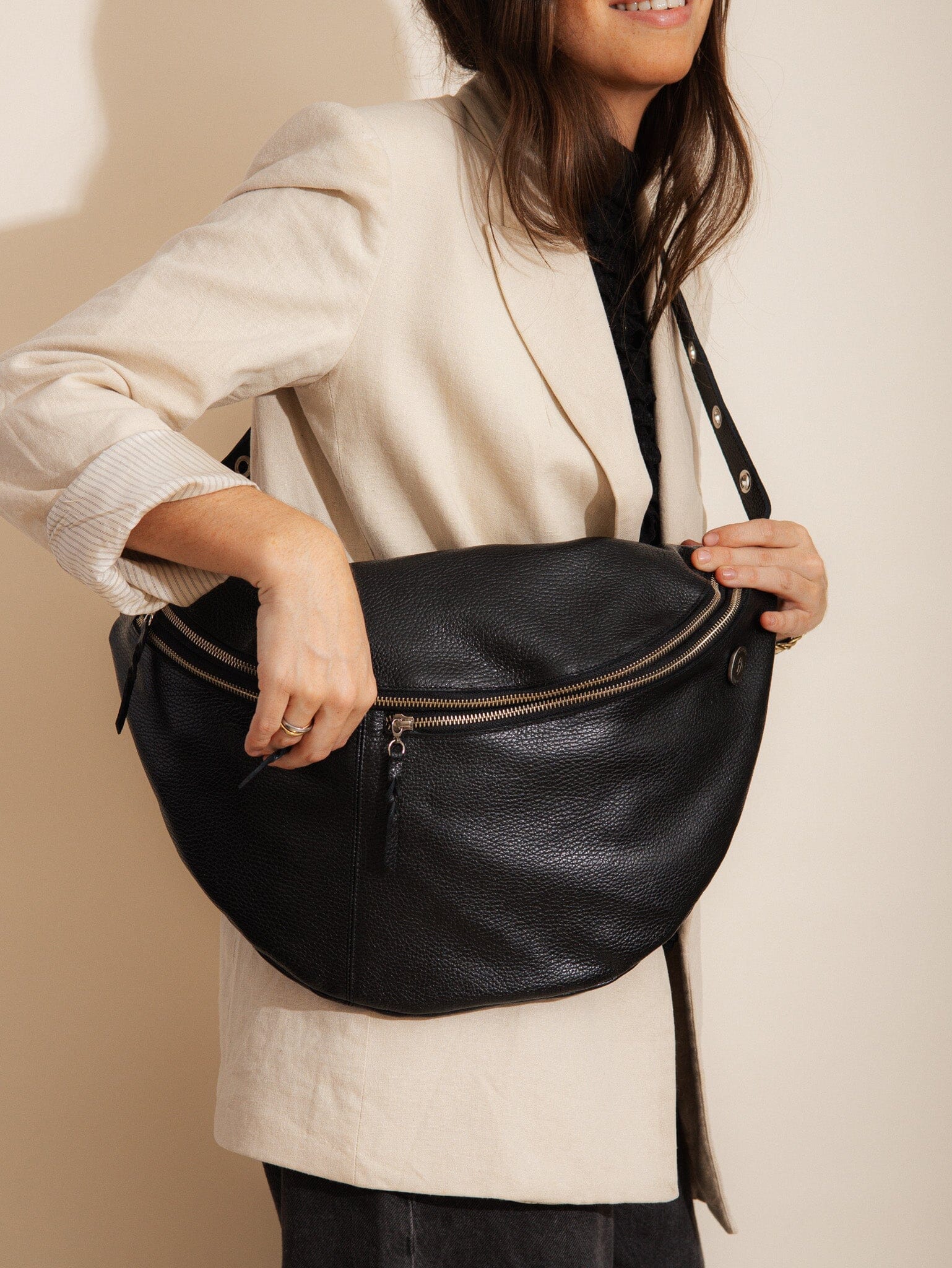 Maxi Banano Mujer / Atenea Negro BANANO Giani Dafirenze 