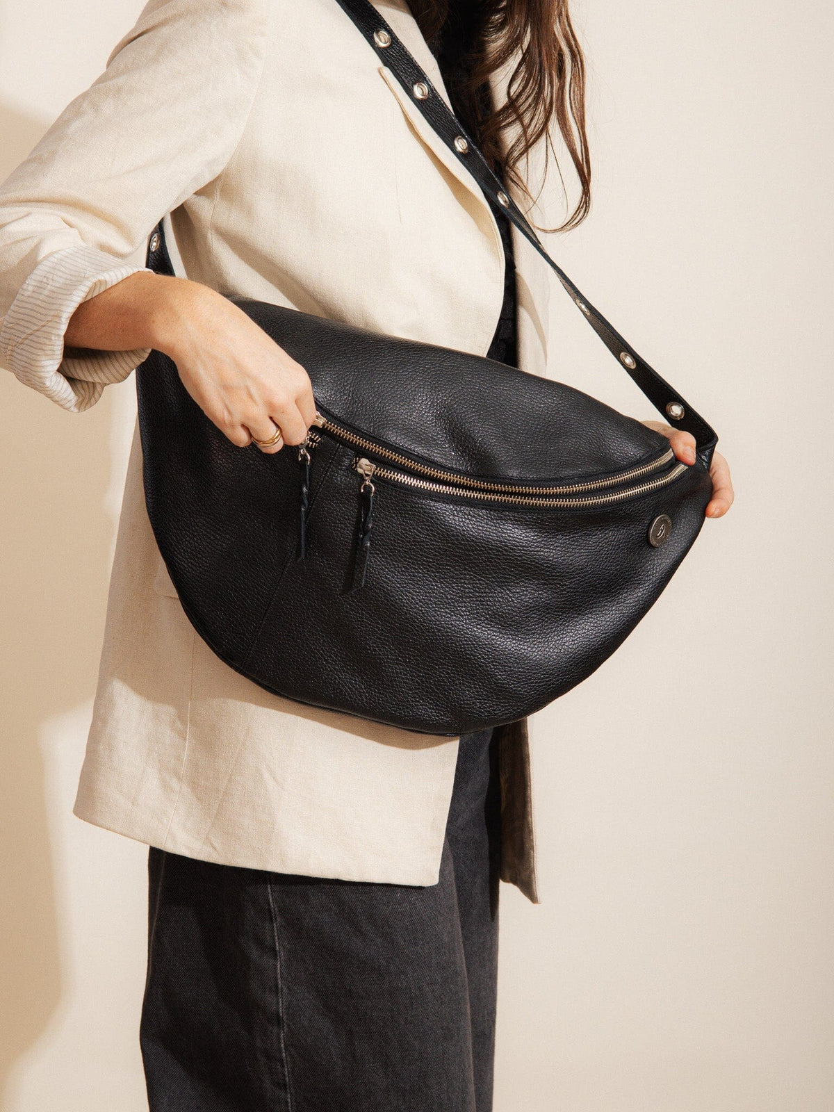 Maxi Banano Mujer / Atenea Negro BANANO Giani Dafirenze 