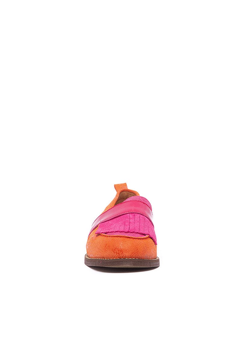 Mocasin Mujer / Acapulco Fucsia Naranjo MOCASINES Giani Dafirenze 