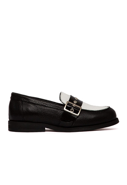 Mocasin Mujer / Amelia Blanco Negro MOCASINES Giani Dafirenze 