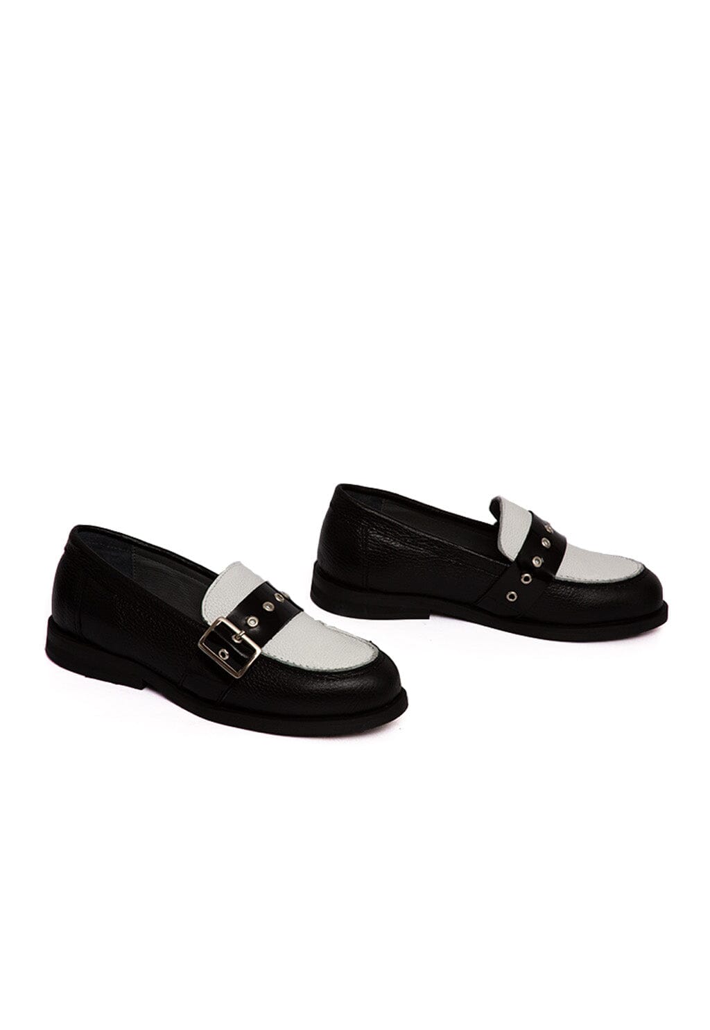 Mocasin Mujer / Amelia Blanco Negro MOCASINES Giani Dafirenze 