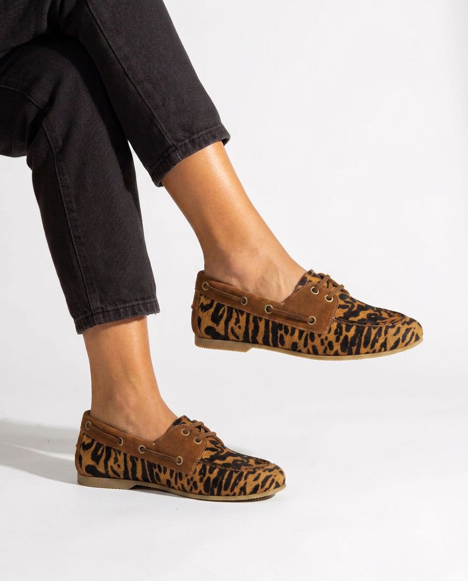 Mocasin Mujer / Aria Leopardo MOCASINES Giani Dafirenze 