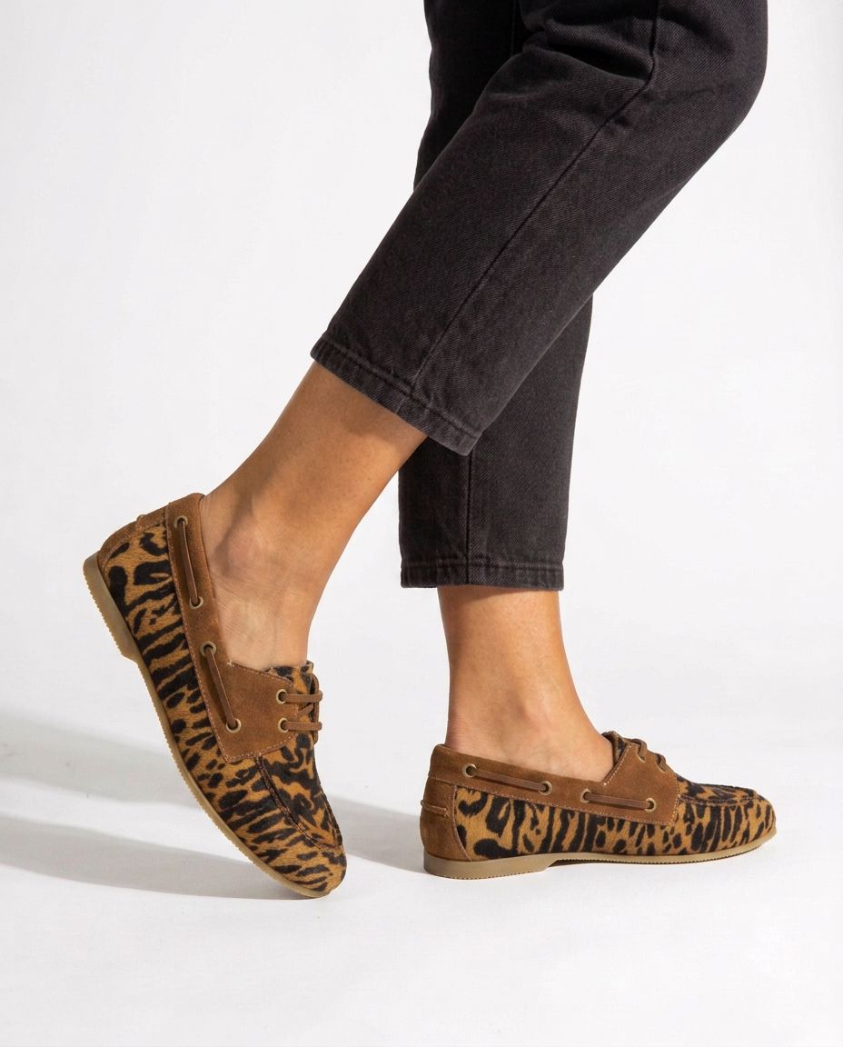 Mocasin Mujer / Aria Leopardo MOCASINES Giani Dafirenze 