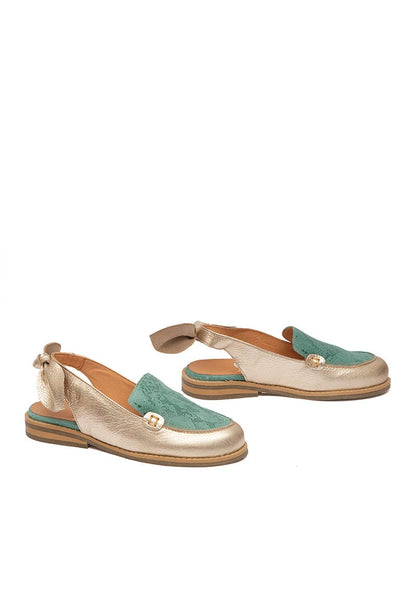 Mocasin Mujer / Cancun Menta Niquel MOCASINES Giani Dafirenze 