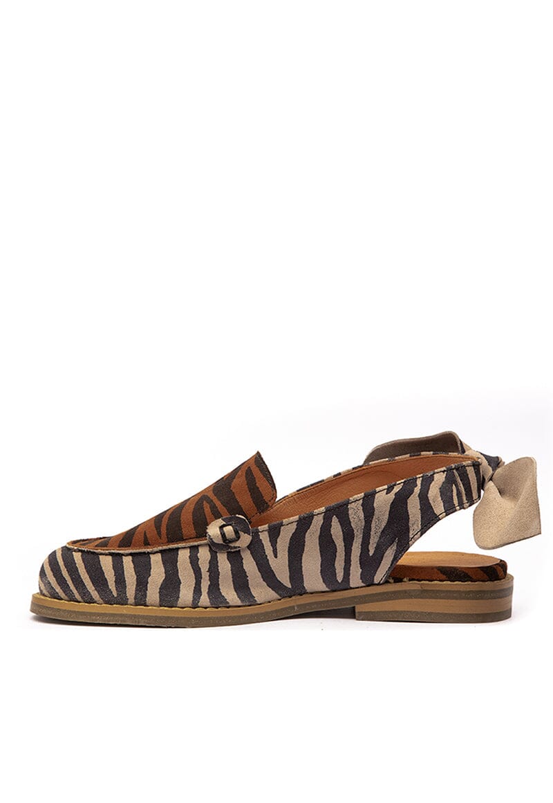 Mocasin Mujer / Cancun Print Camel MOCASINES Giani Dafirenze 