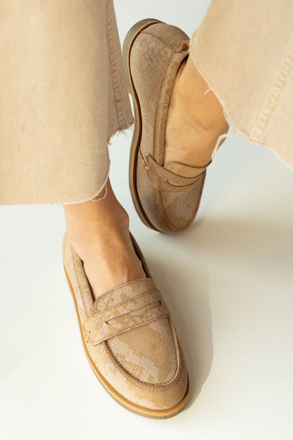 Mocasin Mujer / Coligue Camel MOCASINES Giani Dafirenze 