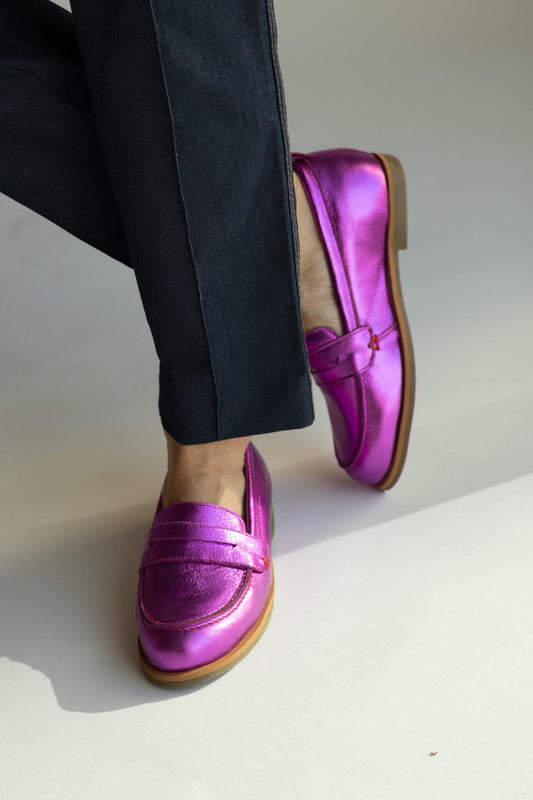 Mocasin Mujer / Coligue Fucsia MOCASINES Giani Dafirenze 