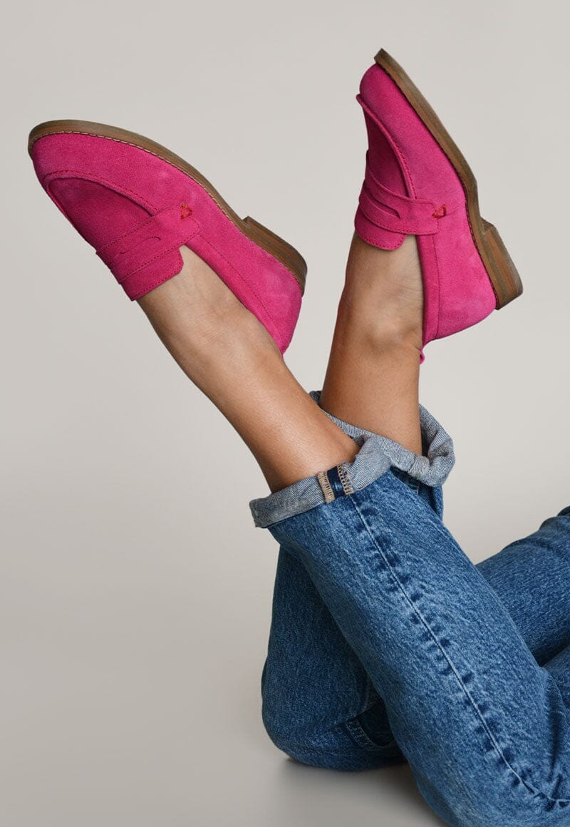 Mocasin Mujer / Coligue Fucsia MOCASINES Giani Dafirenze 