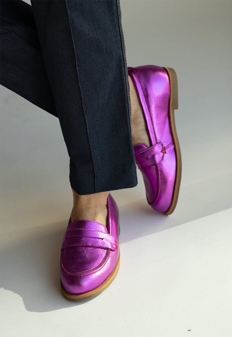 Mocasin Mujer / Coligue Fucsia MOCASINES Giani Dafirenze 