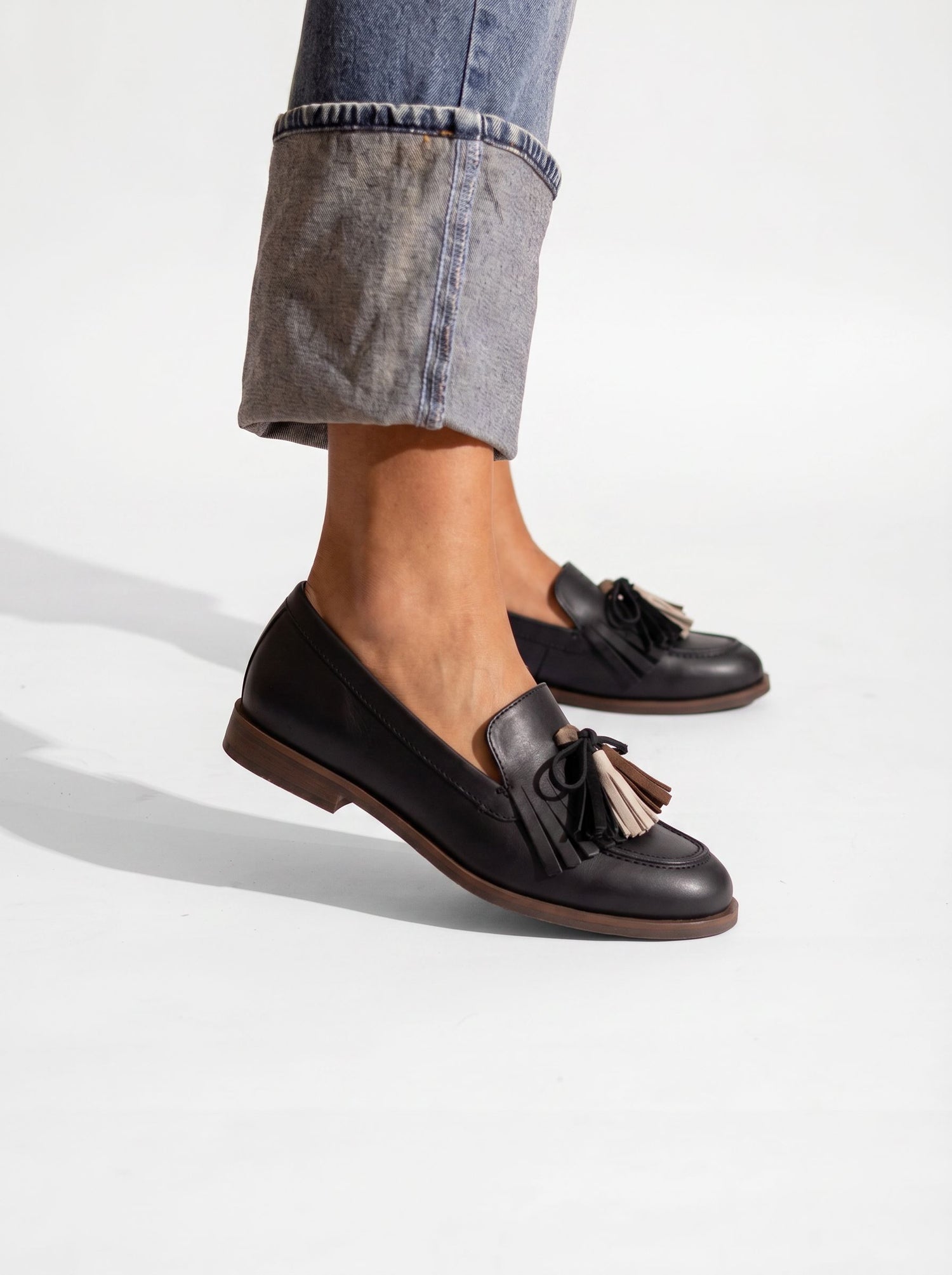 Mocasin Mujer / Cumbres Negro MOCASINES Giani Dafirenze 