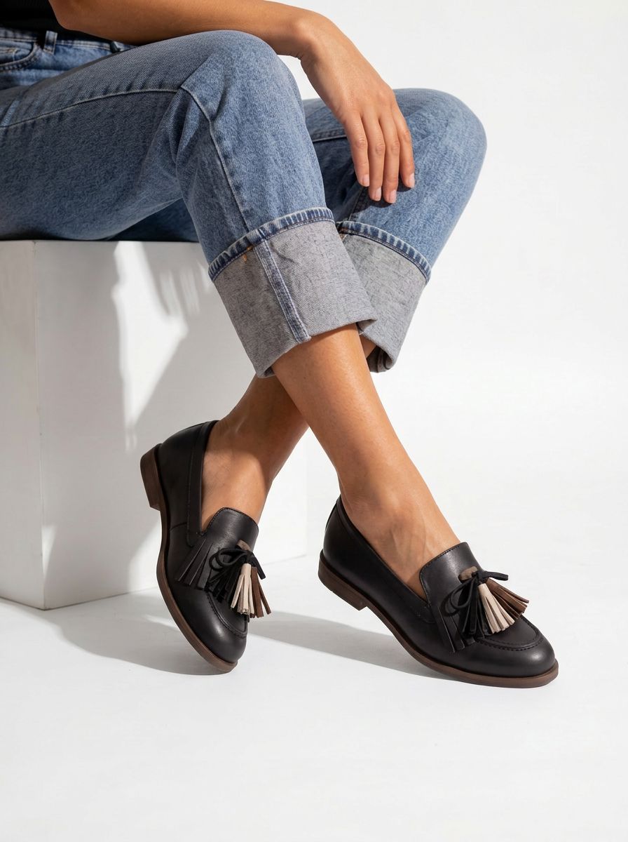 Mocasin Mujer / Cumbres Negro MOCASINES Giani Dafirenze 