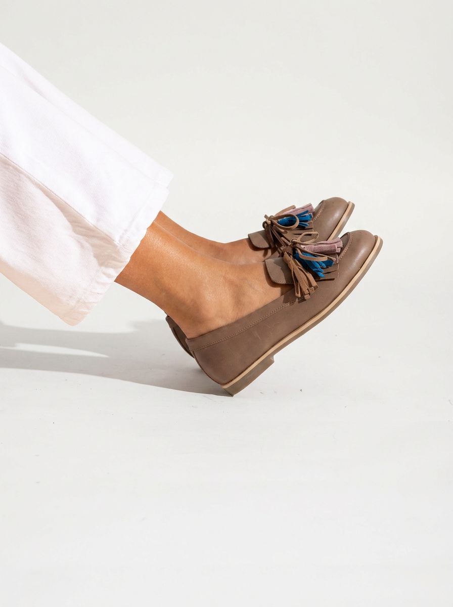 Mocasin Mujer / Cumbres Taupe MOCASINES Giani Dafirenze 