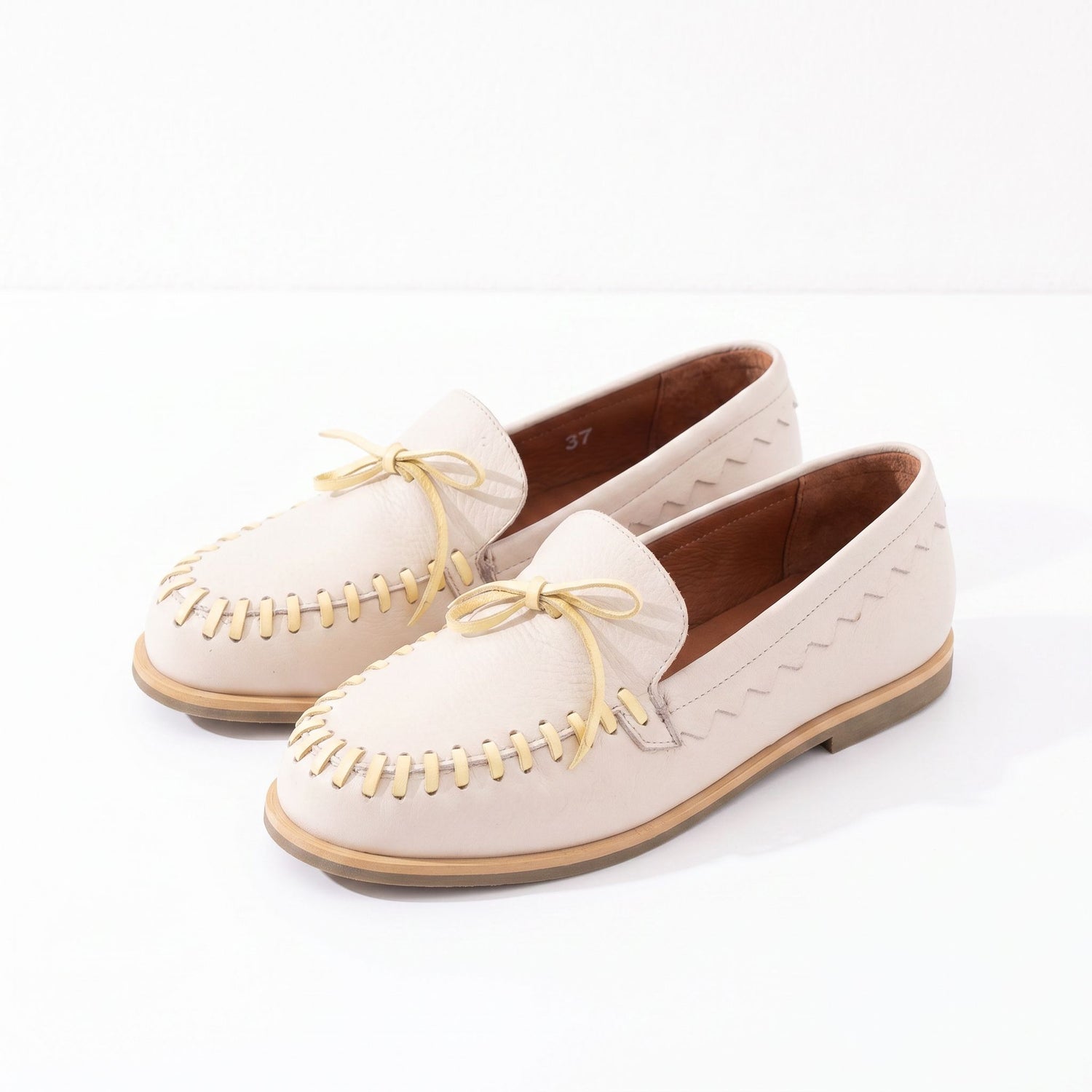 Mocasin Mujer / Delta Beige Amarillo MOCASINES Giani Dafirenze 