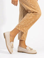 Mocasin Mujer / Delta Beige Amarillo MOCASINES Giani Dafirenze 