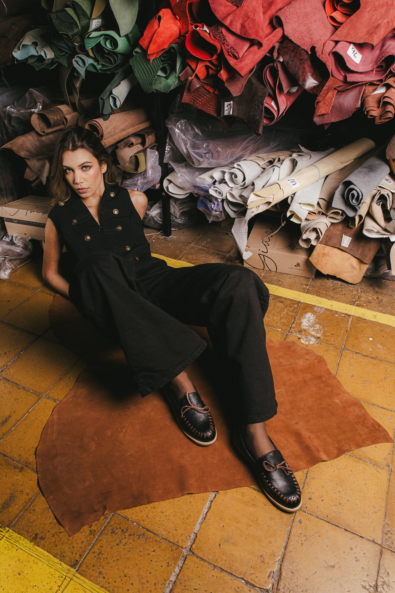 Mocasin Mujer / Delta Negro Café MOCASINES Giani Dafirenze 