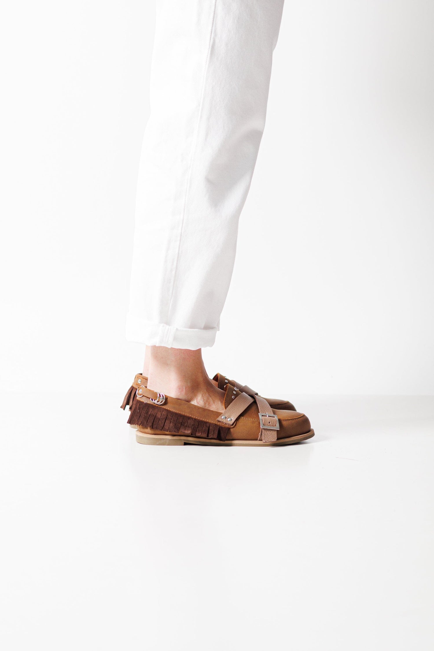 Mocasin Mujer / Fresia Café MOCASINES Giani Dafirenze 