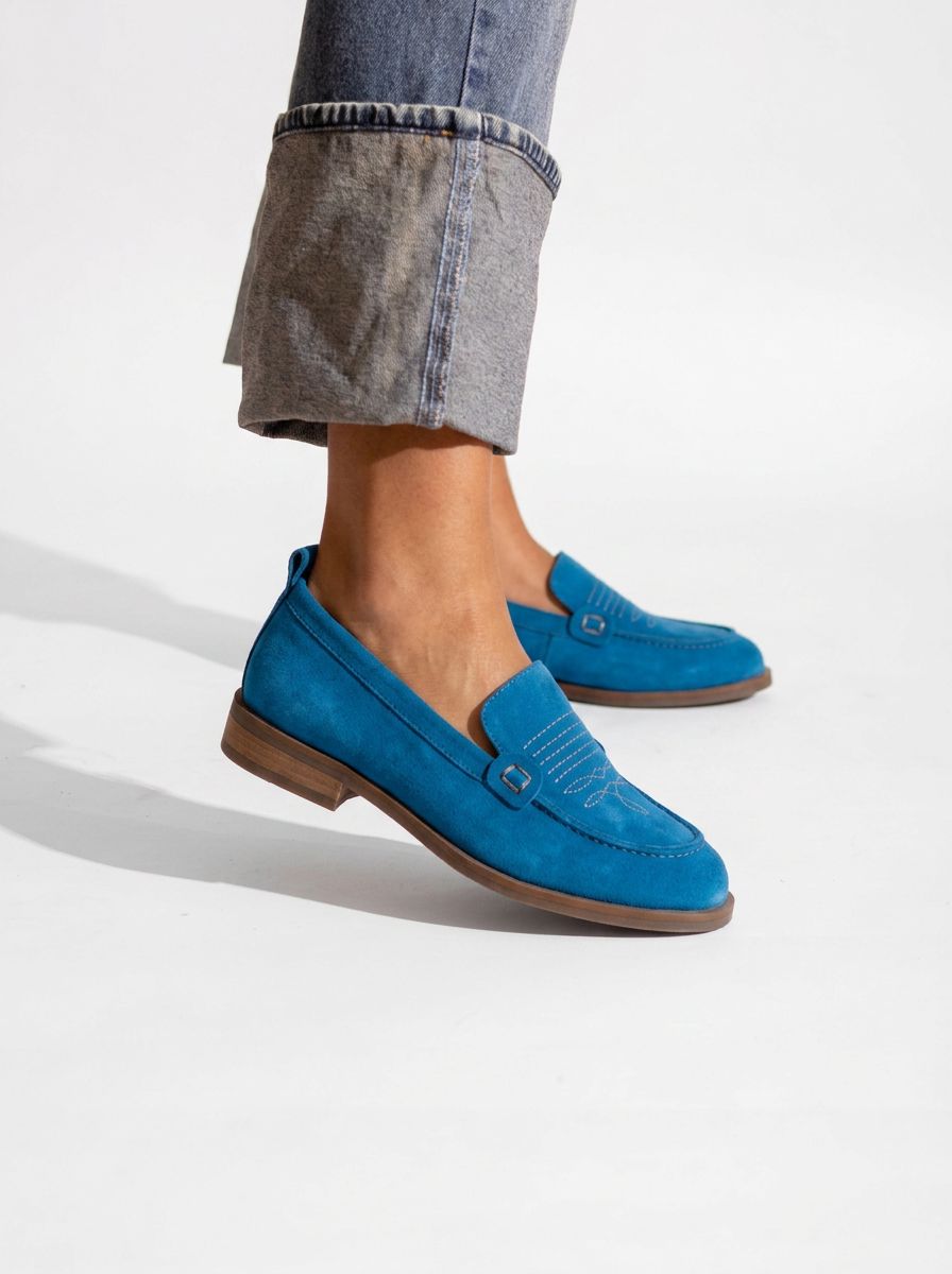 Mocasin Mujer / Junco Azul