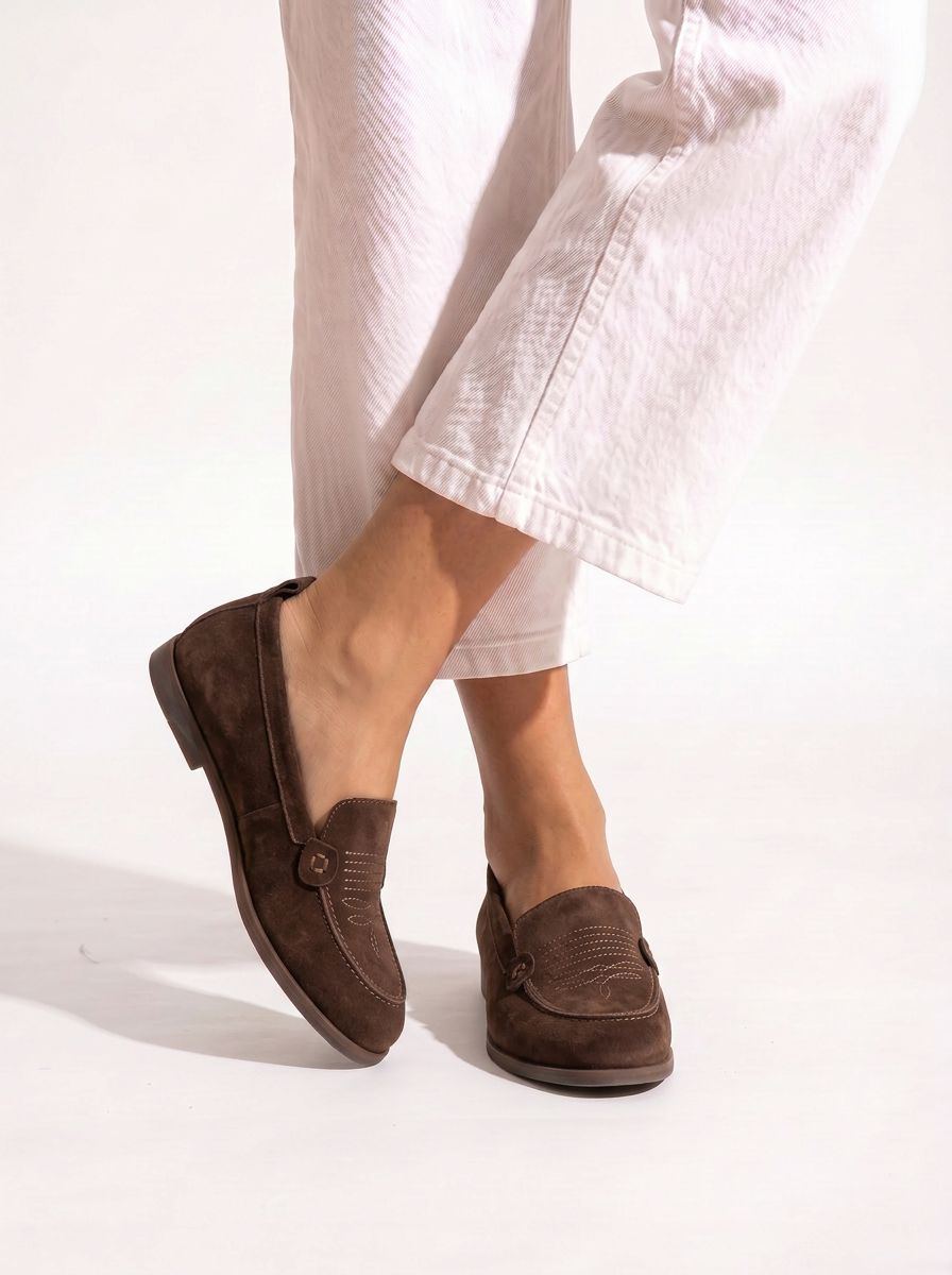 Mocasin Mujer / Junco Café