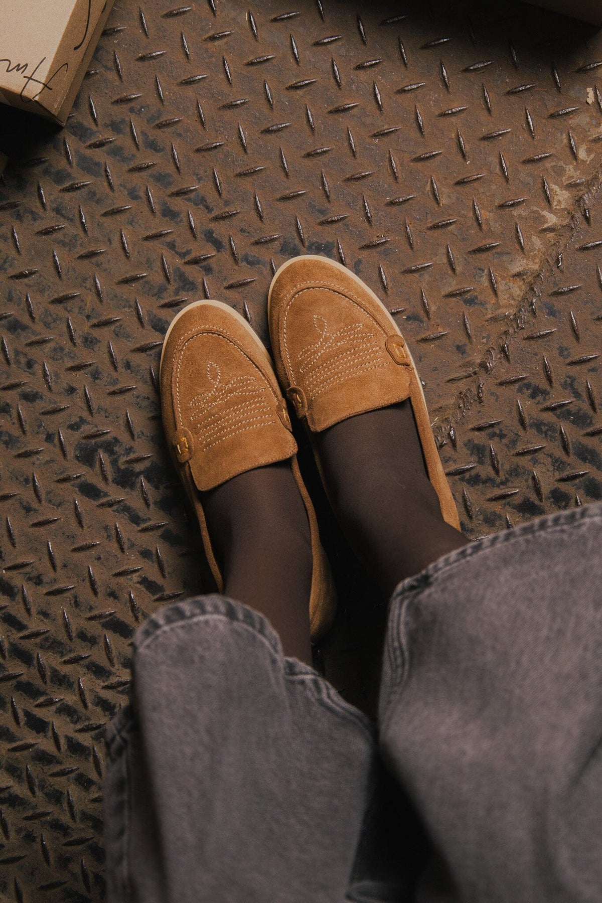 Mocasin Mujer / Junco Taupe MOCASINES Giani Dafirenze 