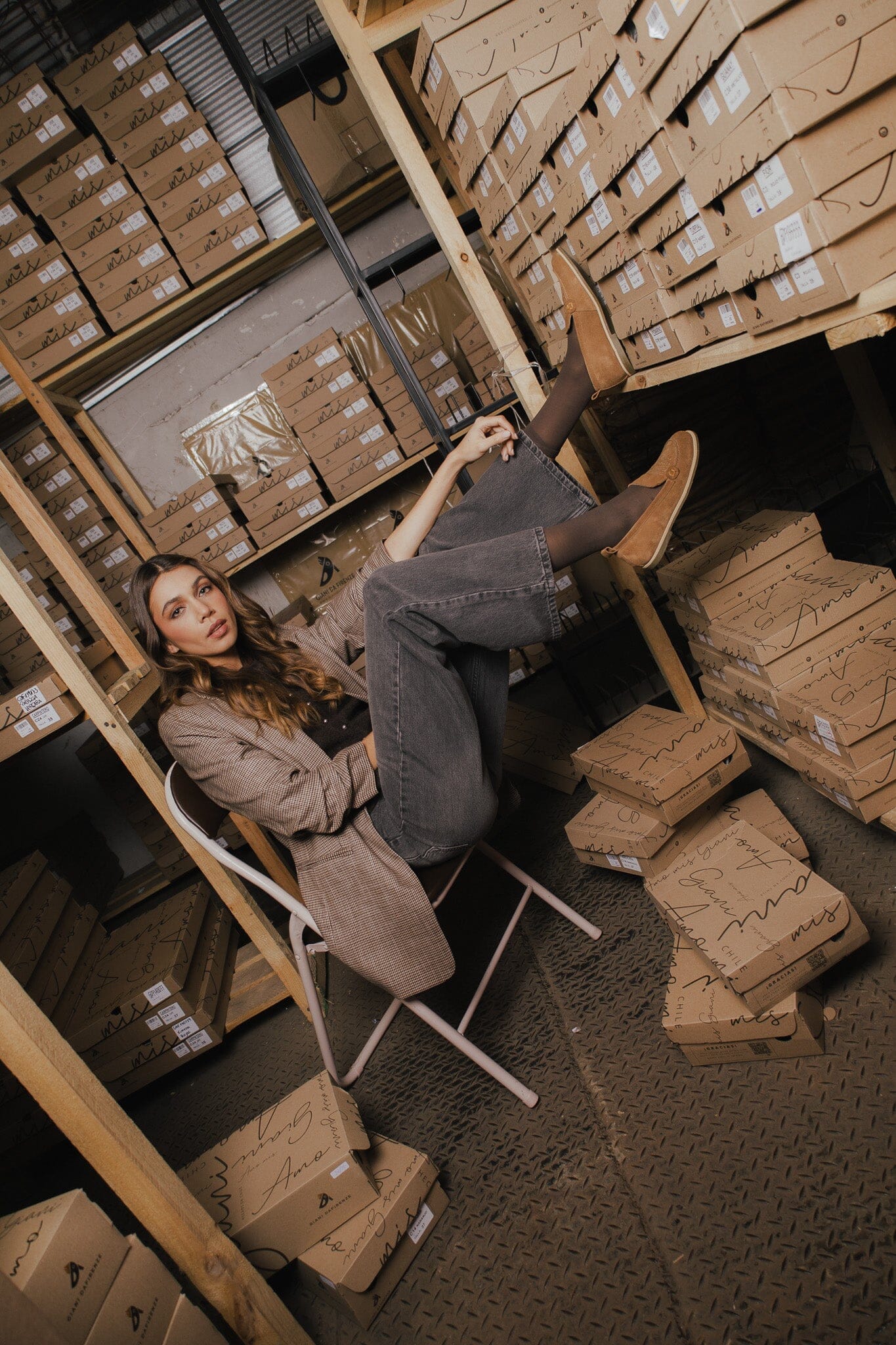 Mocasin Mujer / Junco Taupe MOCASINES Giani Dafirenze 