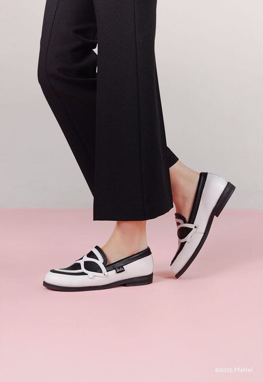 Mocasin Mujer / Kitty Negro Blanco MOCASINES Giani Dafirenze