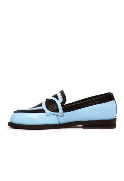 Mocasin Mujer / Kitty Negro Celeste MOCASINES Giani Dafirenze 