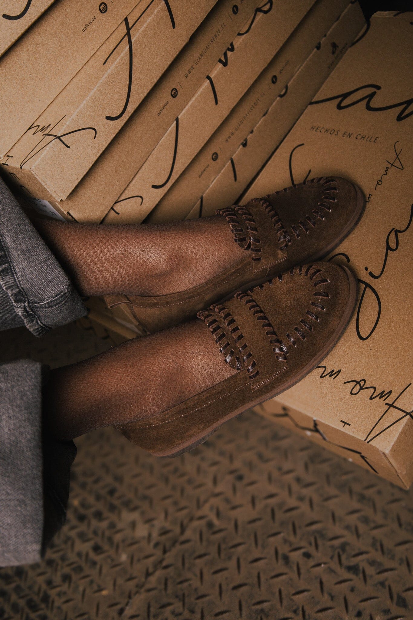 Mocasin Mujer / Rocio Café MOCASINES Giani Dafirenze 