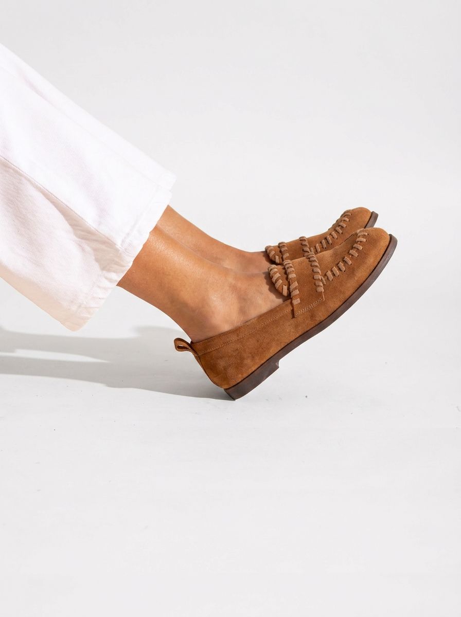 Mocasin Mujer / Rocio Camel MOCASINES Giani Dafirenze 