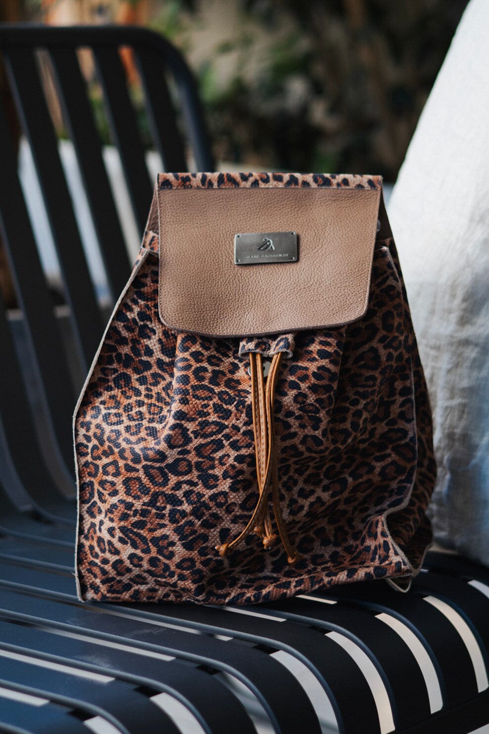 Mochila Mujer / Sauce Café Print MOCHILAS Giani Dafirenze 