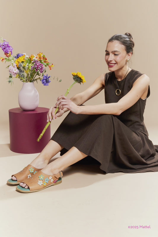 Sandalia Barbie / Kelly Camel BOTINES Giani Dafirenze 