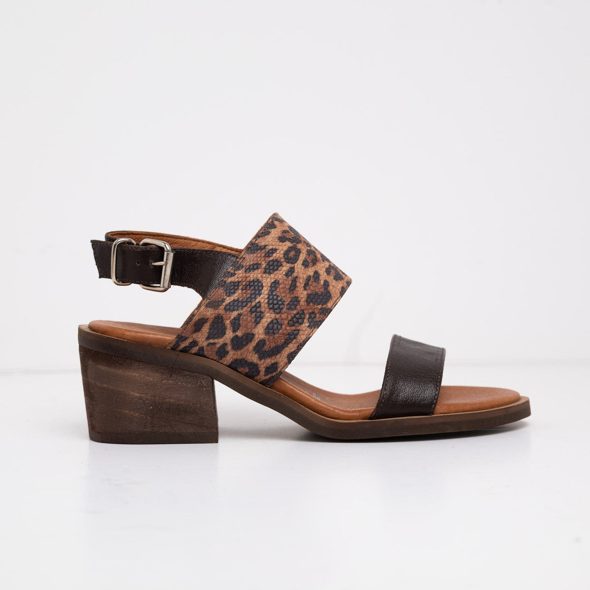 Sandalia Mujer / Adelia Café Leopardo SANDALIAS Giani Dafirenze 