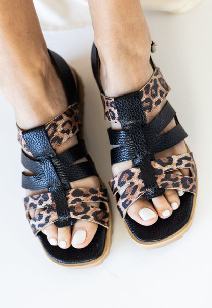 Sandalia Mujer / Antibes Negro Print SANDALIAS Giani Dafirenze 