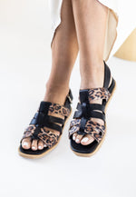Sandalia Mujer / Antibes Negro Print SANDALIAS Giani Dafirenze 