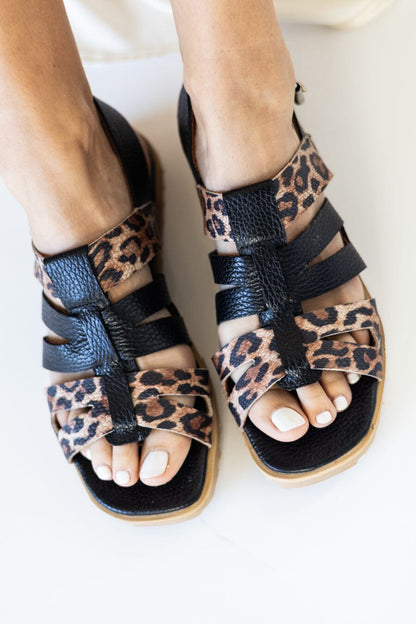 Sandalia Mujer / Antibes Negro Print SANDALIAS Giani Dafirenze 